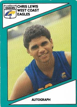 1988 Scanlens VFL #79 Chris Lewis Front